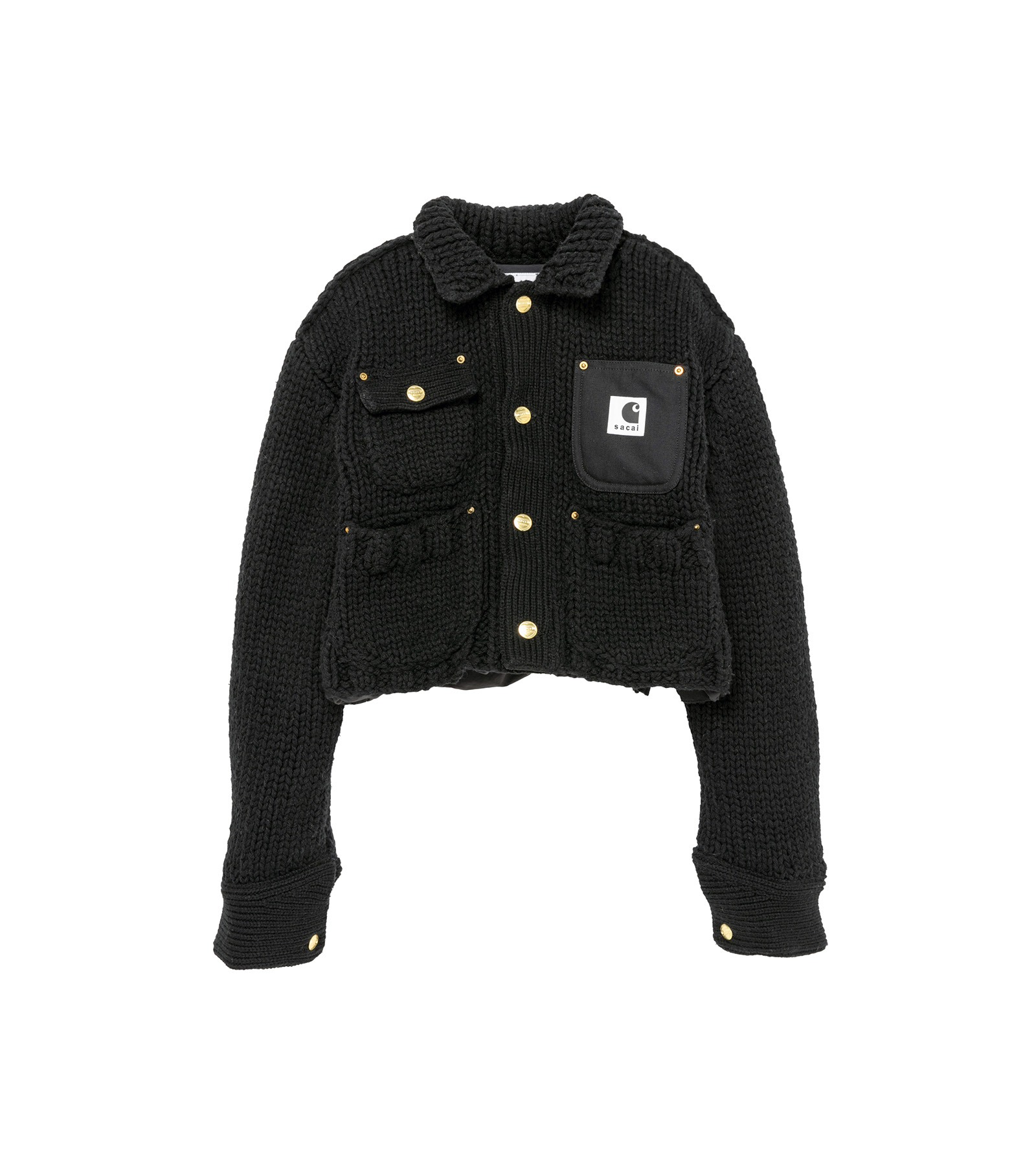 Knit Jacket Michigan (BLACK)
