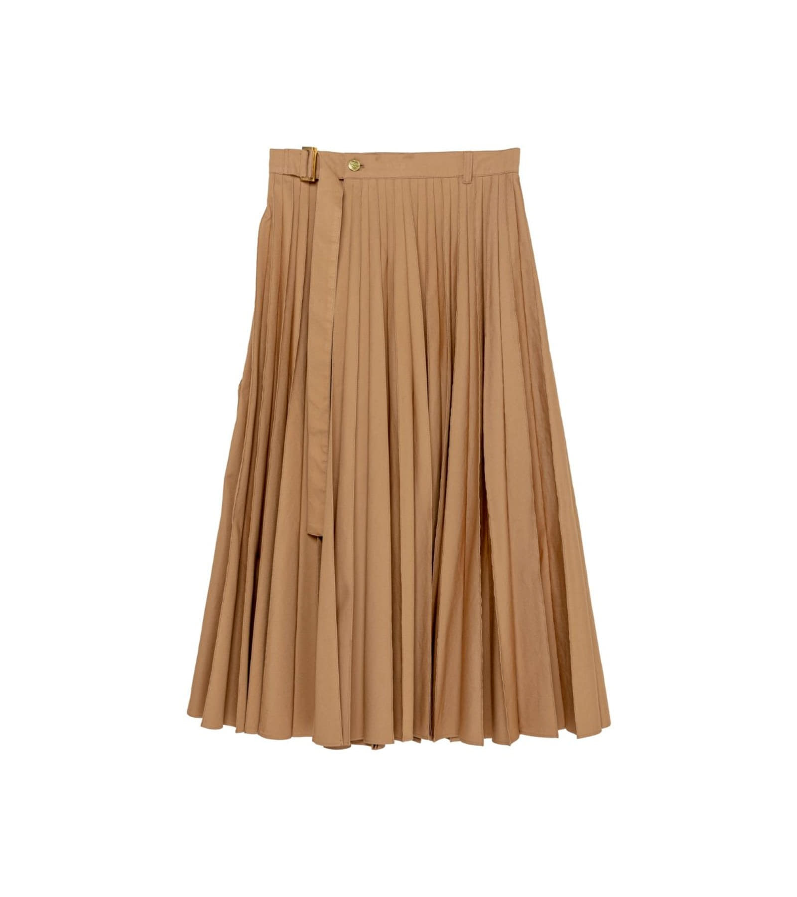 Pleated Skirt (BEIGE)