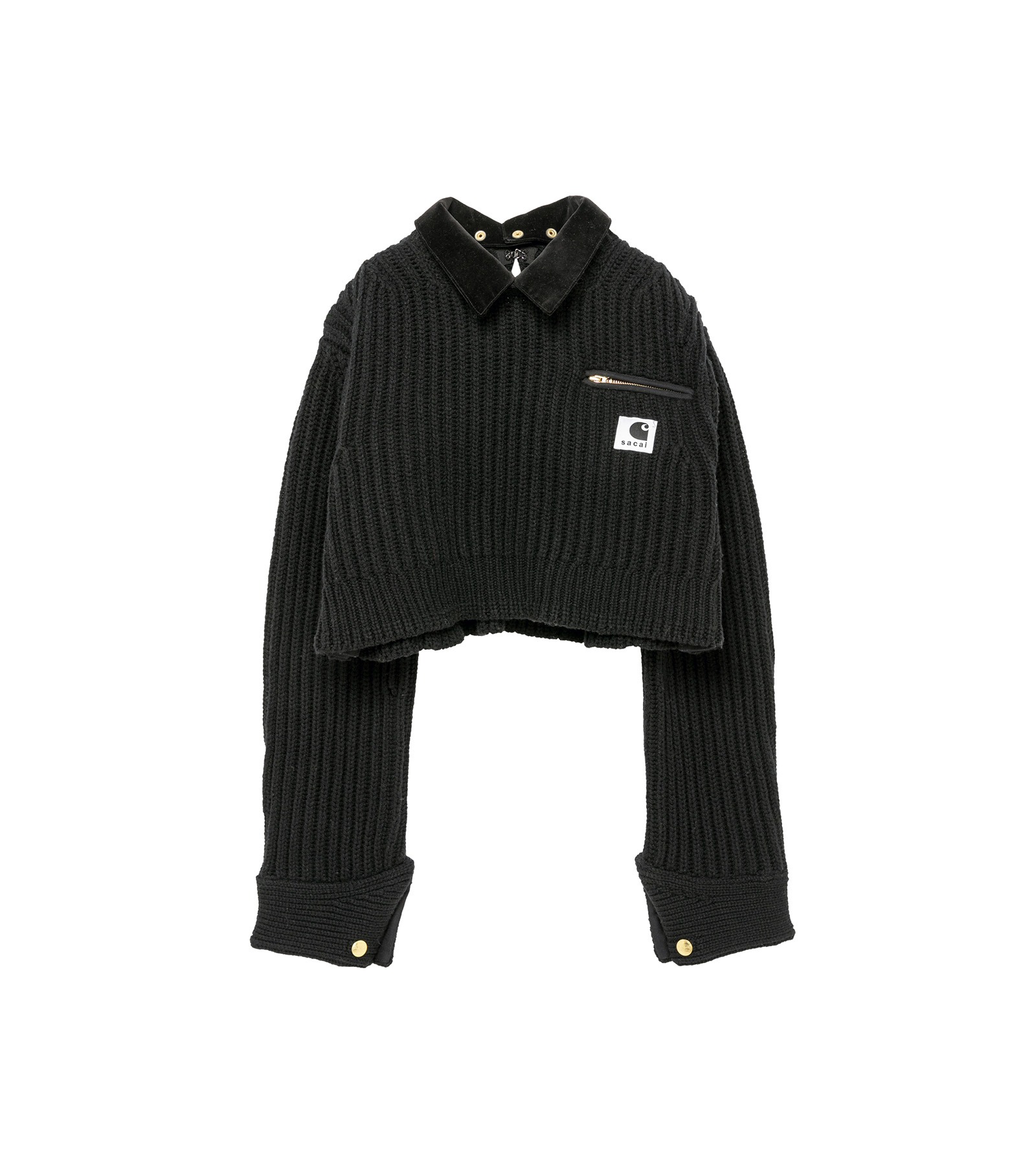 Knit Pullover Detroit (BLACK)